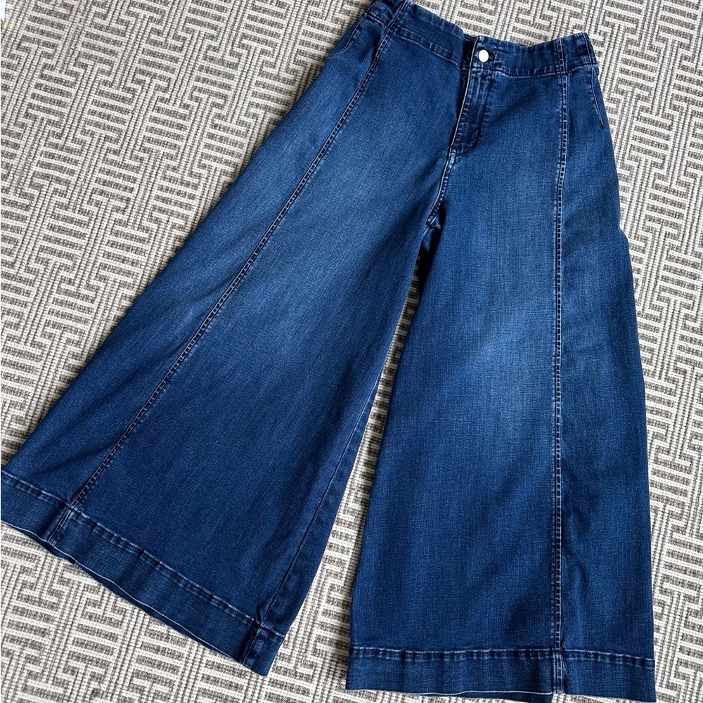Anthropologie Blue Flare Jeans